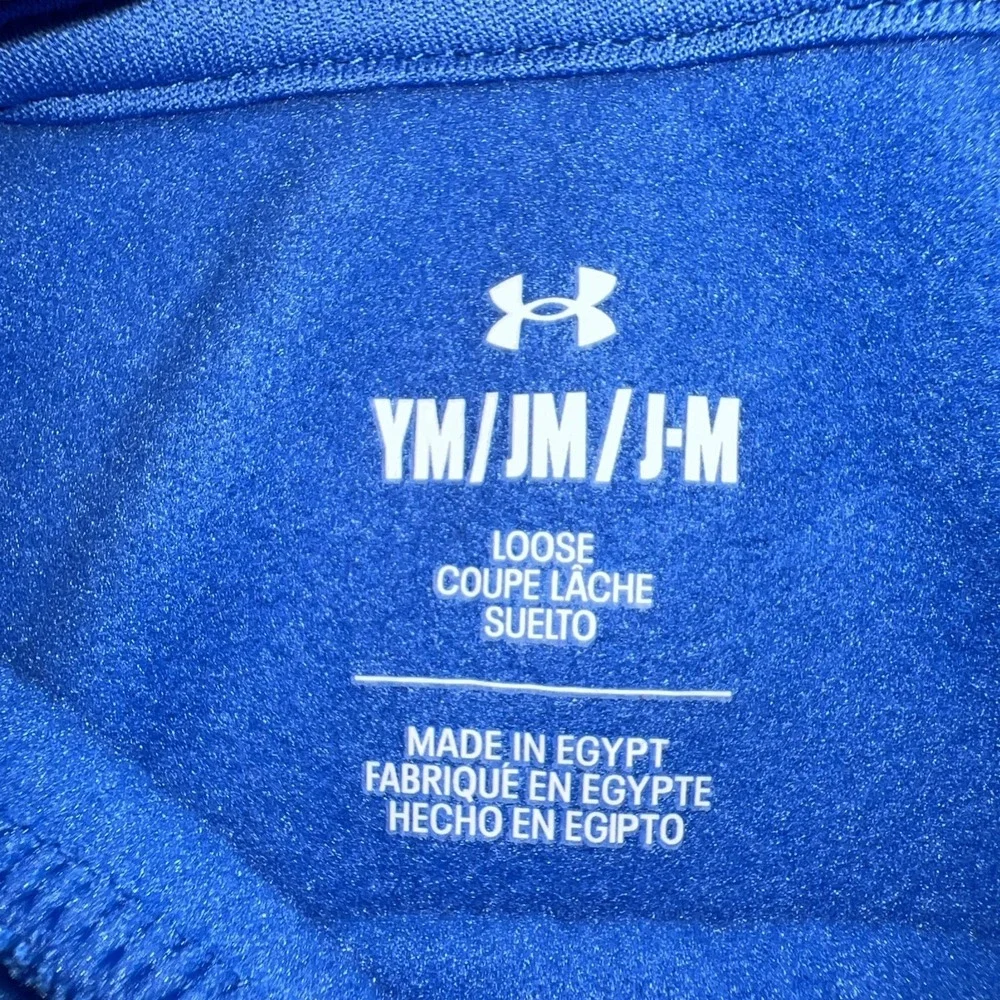 Under Armour 6003809-402 Under Armour Boys' Med Fleece Embossed Hoodie Blue-New